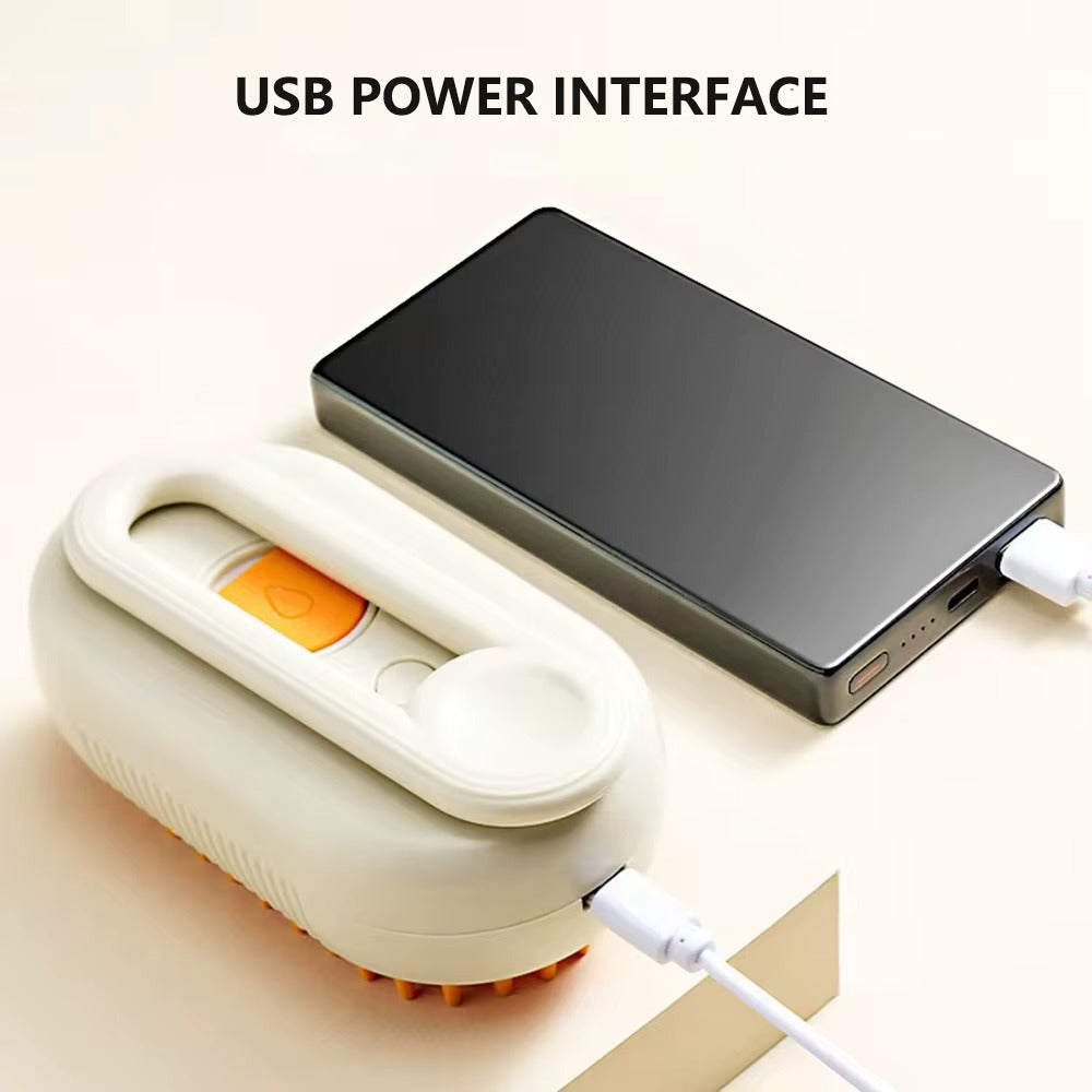 🧴 Cepillo de Vapor 3 en 1 para Mascotas